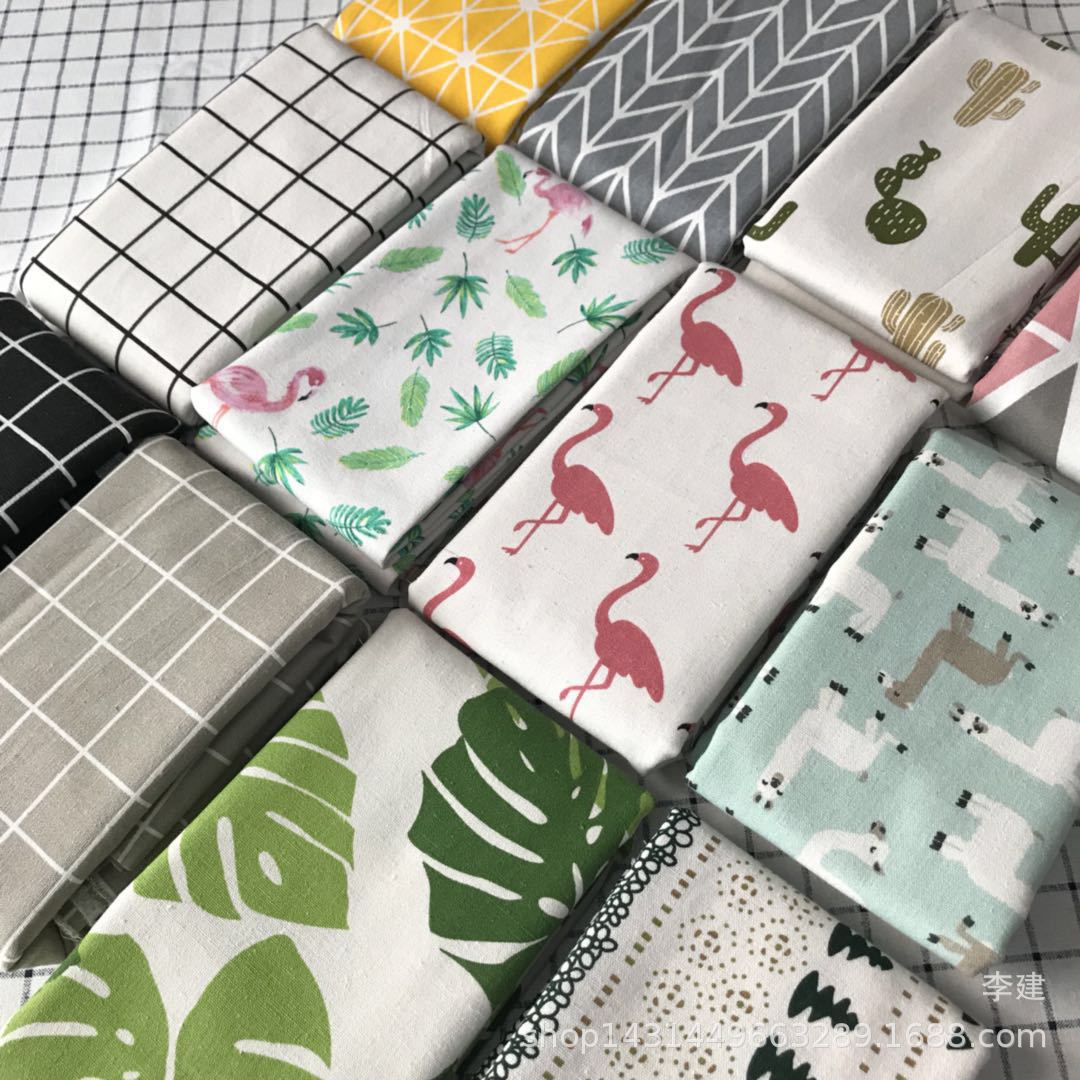 Jianxiang Textile Factory supplies linen printed Nordic-style tablecloths, cushions, aprons and storage bags, which can be made into PE film pic 83