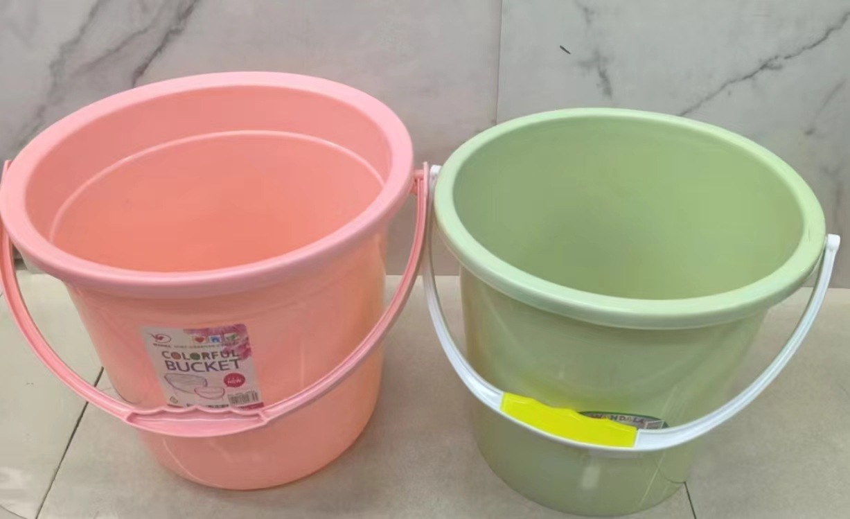 家用带手提储水桶塑料无盖有盖水桶宿舍洗衣澡桶收纳桶提水桶浴室详情10