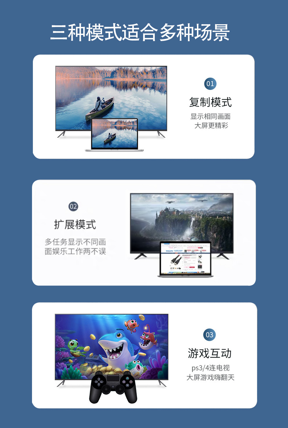 优势出货 1.4版HDMI高清线 支持3D hdmi线 电脑显示器投影仪连接线详情7