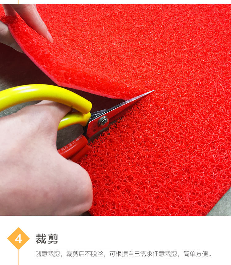 Wholesale of pvc plastic for the entrance door, elevator, hotel welcome, anti-slip wire rings, entrance floor MATS, carpets and foot MATS pic 25