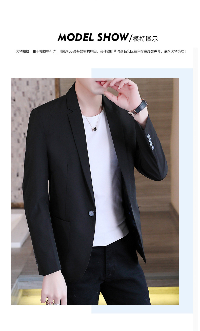 Primavera/otoño 2022 nuevos trajes casuales para hombre versión coreana trajes para hombre trajes para hombre chaquetas de alta gama para hombre pic 5