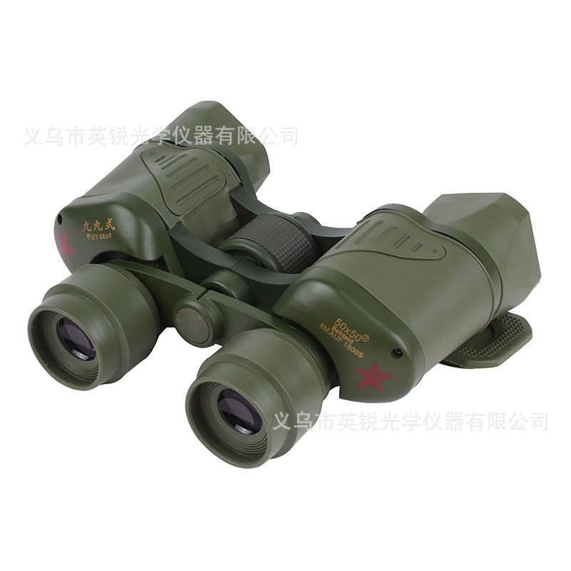 Wholesale 99 99 type Telescope 50X50 high-power handheld binoculars with coordinate military green telescope pic 9