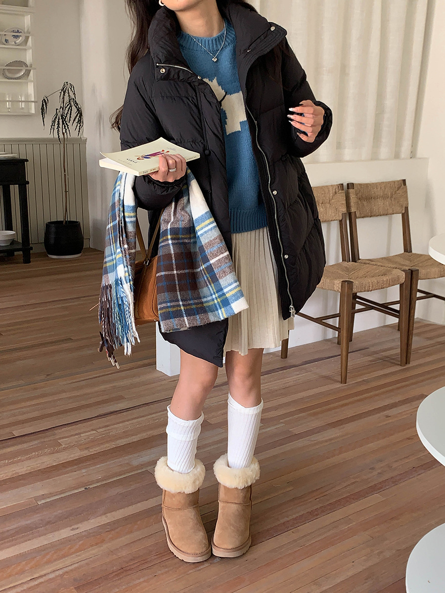 3th Morning North Island Park Korean Style Youthful Dog Embroidered Round Neck Pullover Sweater ZY2381 pic 25