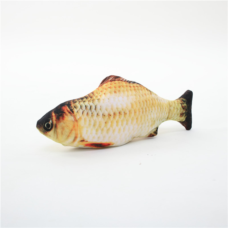 KAFKA cat and dog toys, electric fish simulation fish, jumping fish, USB charging plush toys pic 1