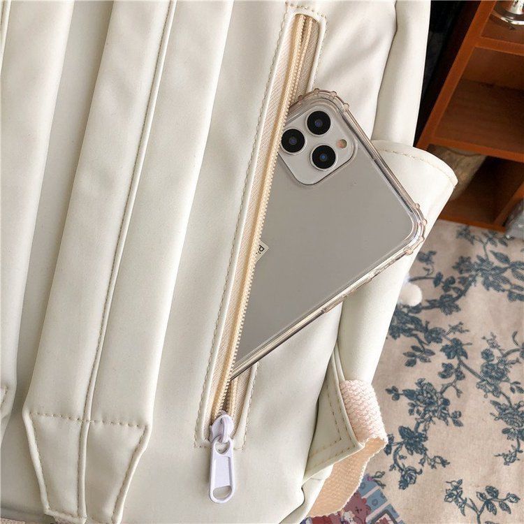 Japanese-style ins campus school style, fresh and cute, cute cow with earbuds, soft girl schoolbag, funny student backpack pic 95