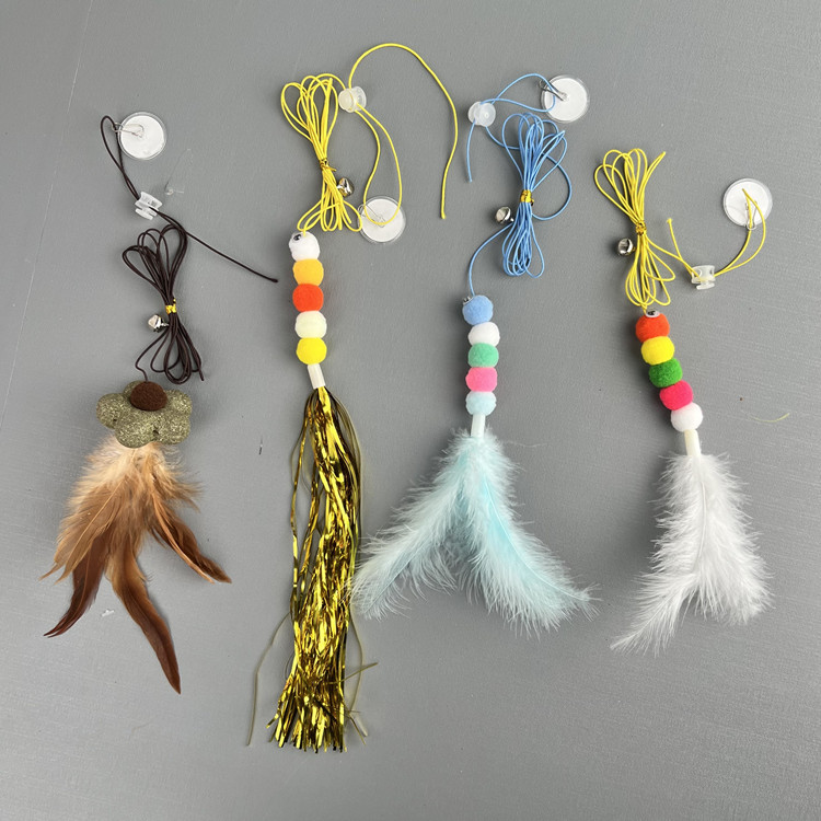 New cat-playing stick, swing, hanging door, cat toy, butterfly with catnip, self-entertainment, hanging, telescopic and adjustable pic 79