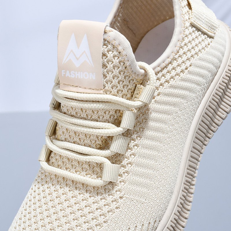 运动鞋女飞织网面女鞋夏季透气百搭休闲女士轻便软底健身跑步鞋子详情5