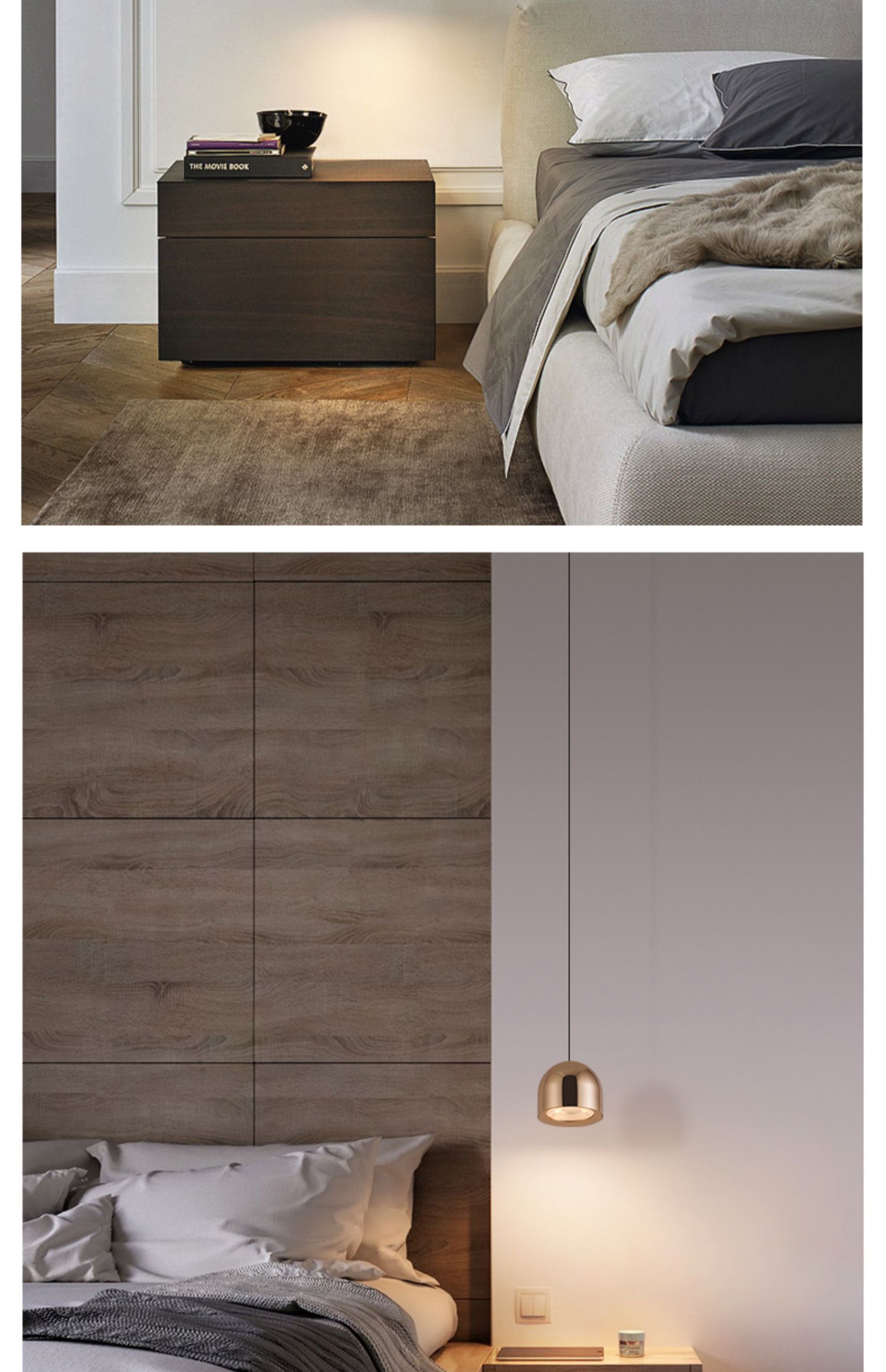 北欧卧室床头吊灯可升降现代简约极简轻奢主卧高端网红创意小吊灯详情13