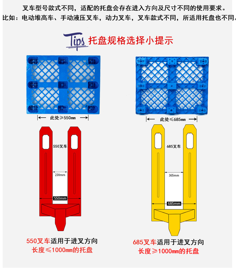 塑料托盘批发九脚网格防潮垫板仓库拖盘垫仓板地台板物流叉车托盘详情23