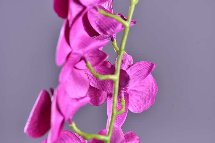 Factory direct sales of high-end artificial dendrobium, wholesale of artificial flowers with leaves, home decoration of Phalaenopsis and Lanjin artificial plants pic 31