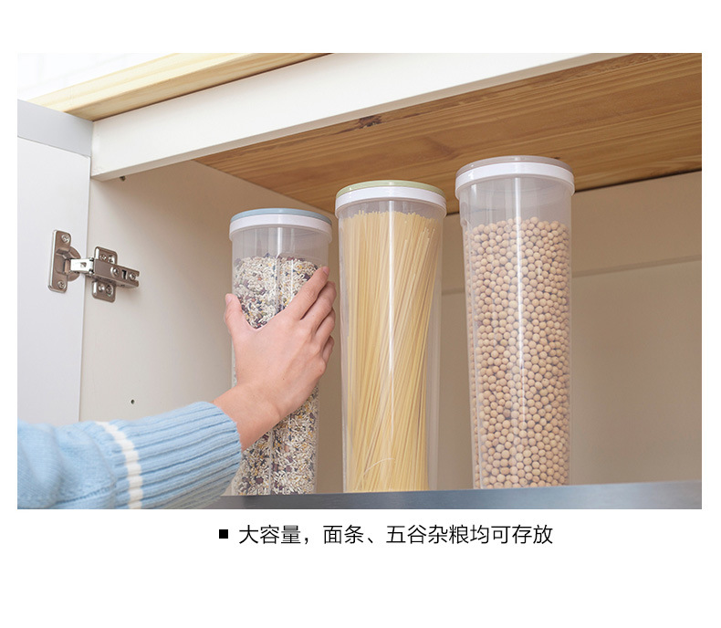 Quantitative noodle storage box, moisture-proof food sealed bucket, five-grain and miscellaneous grain jar, grain preservation box, food storage jar pic 22