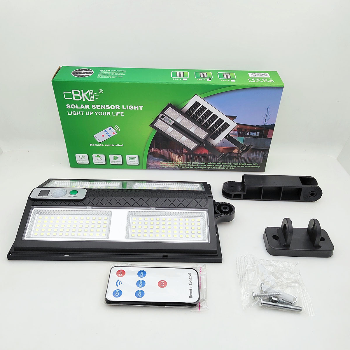 New solar lamps, solar street lamps with remote control, human body sensing, high-capacity outdoor courtyard lamps and villa lamps pic 9