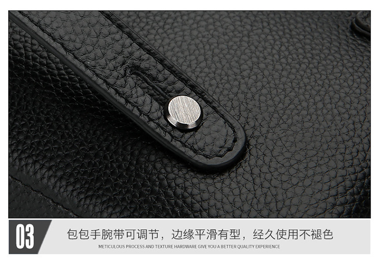 袋鼠手拿包密码锁男士软皮手包大容量男手拿抓包商务夹包代发定制详情29