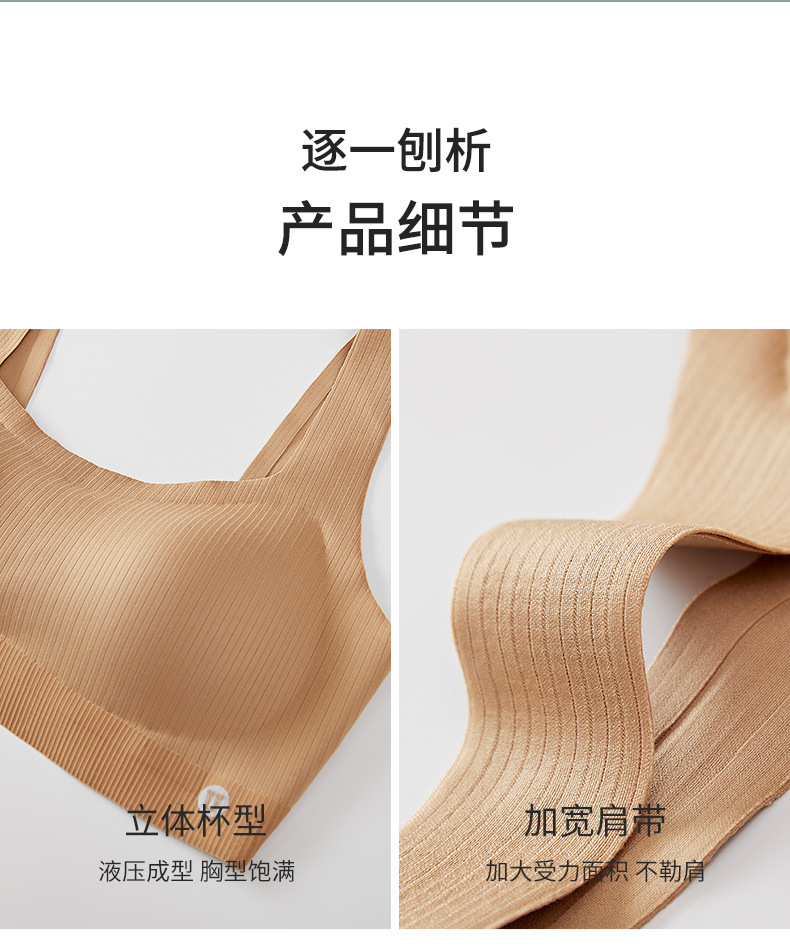 大U型露背 美背内衣女无痕小胸专用聚拢文胸内搭可外穿背心式胸罩详情29