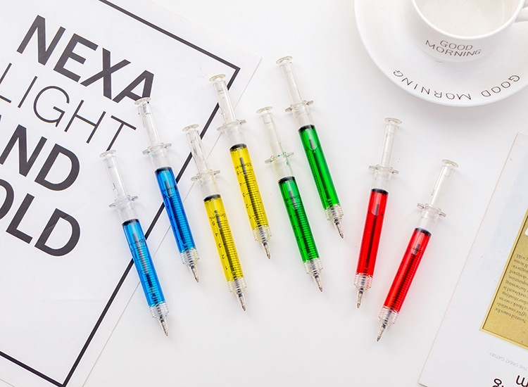 R Creative syringes, cylinders, children, students, ballpoint pens, student stationery, prizes, wholesale stationery manufacturer pic 5