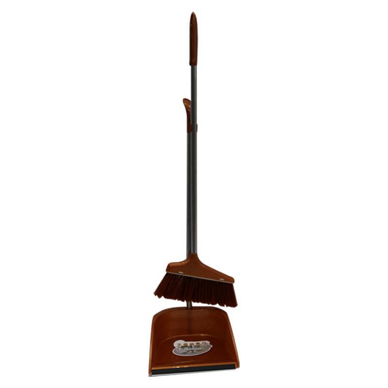 New material 1370 broom and dustpan set combination, color plastic broom sweeping and cleaning set, daily necessities for sweeping manufacturers pic 7