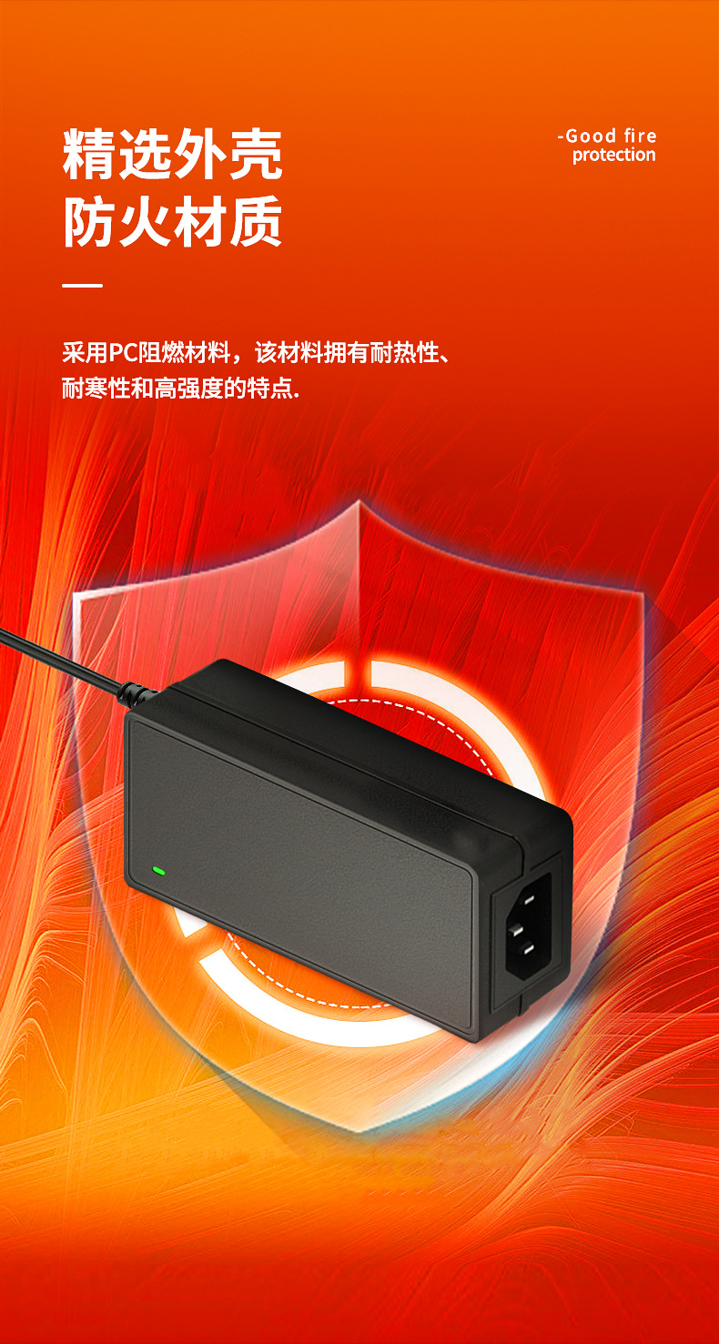 12v5a电源适配器 60W足功率直流显示器灯带开关电源UL FCC CE认证详情5