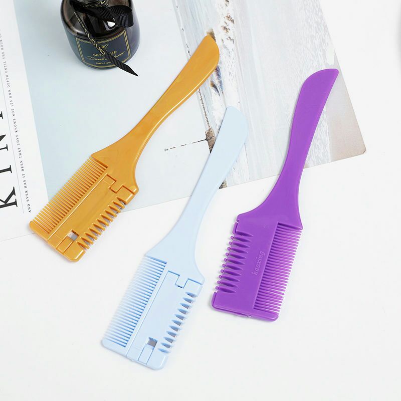 Double-sided hair cutting knife, hair comb, hair cutting comb, hair cutting device, hair styling comb, beauty care, bangs thinning gift pic 2