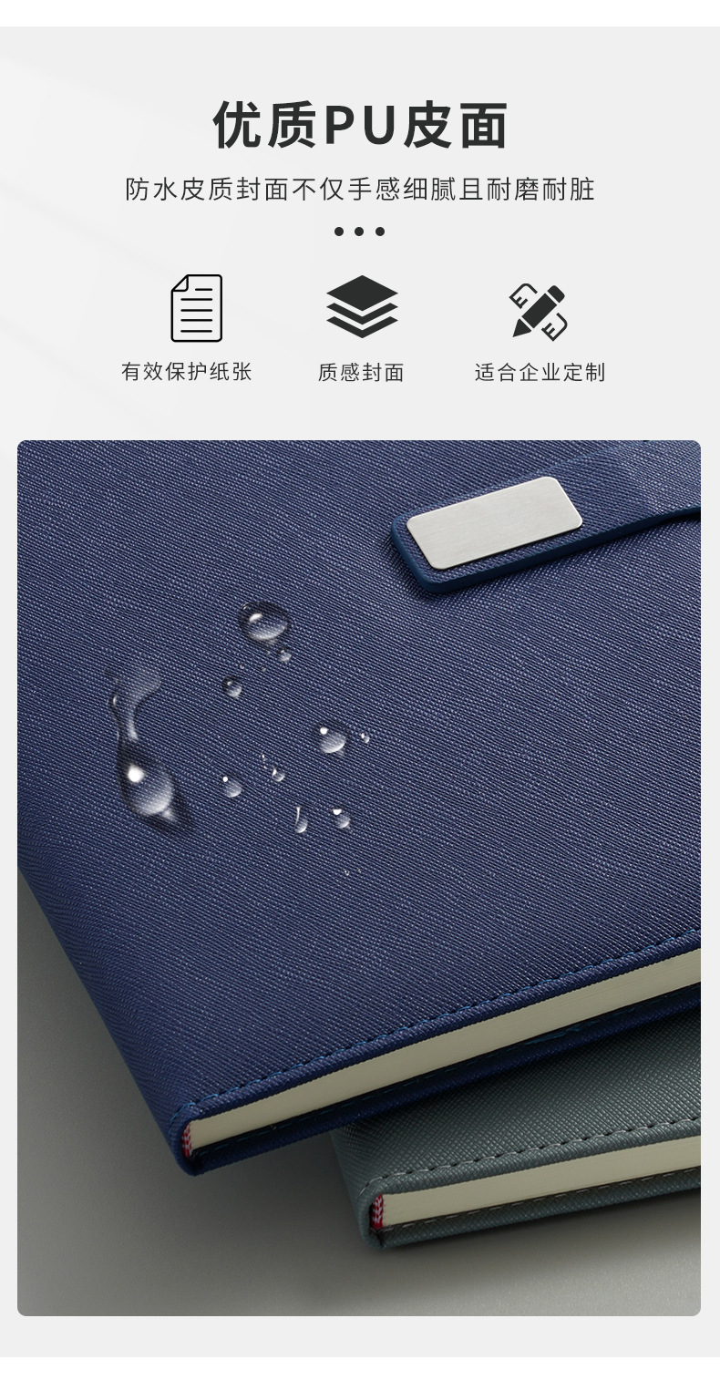 Wholesale of business notebooks, customized gift box sets, insulated cups, high-end office and meeting notebooks with logo printing pic 6