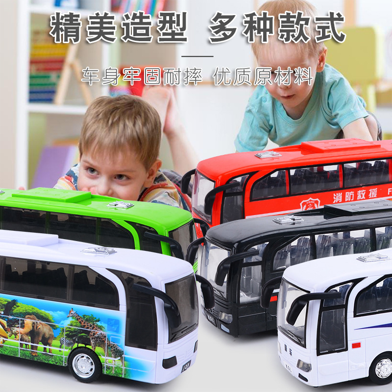 严选可定制惯性大号皮卡车儿童开门小汽车宝宝救援玩具车模型批发详情2