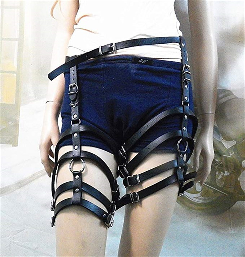 2018 original Darkpunk, a versatile and trendy restraint belt and leg loop for street dance and nightclub performances pic 19