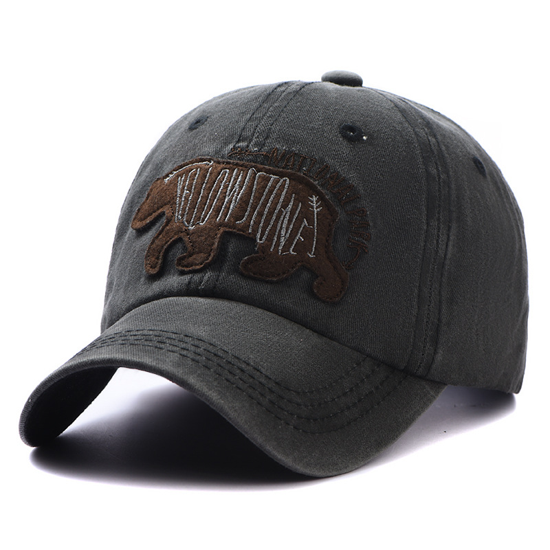 2021春秋季新款水洗棒球帽成人做旧破洞休闲男士帽子户外鸭舌帽女详情4