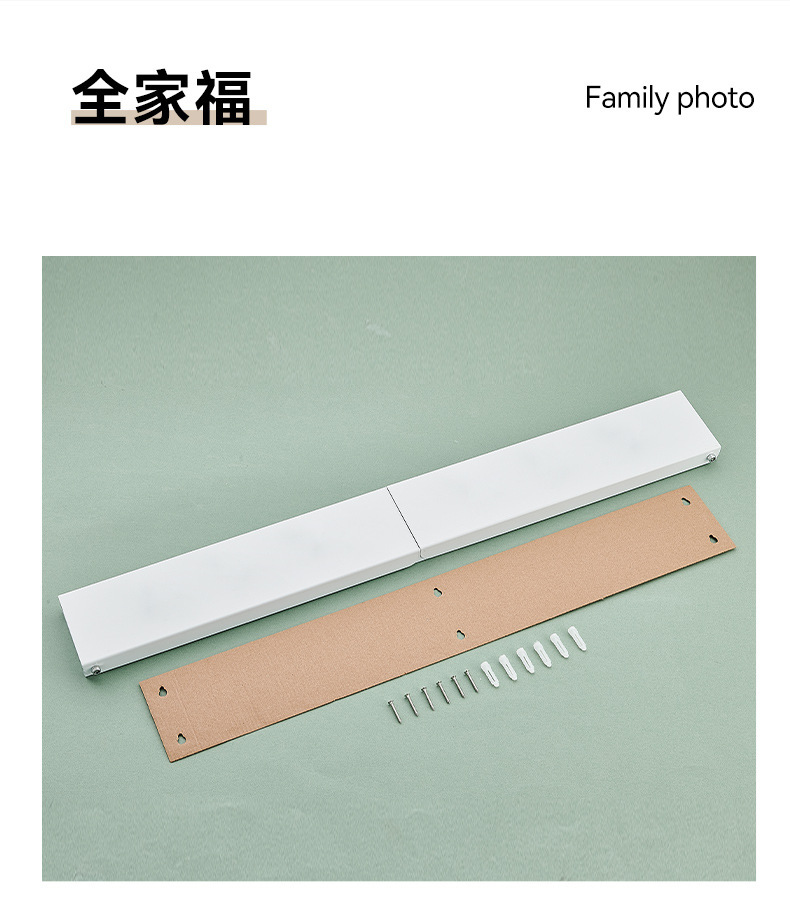 Hidden bathroom towel rack, multi-functional folding clothes hanger, bathroom hardware hangers, cross-border wall-mounted drying rack pic 12