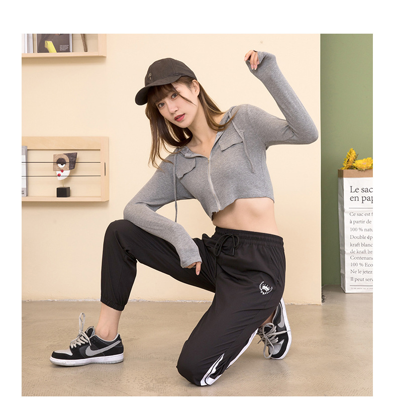 Fairy Cocoa Quick-drying Pants for men and women, triangular patchwork ice silk pants, thin, trendy, versatile, casual and sporty pic 14