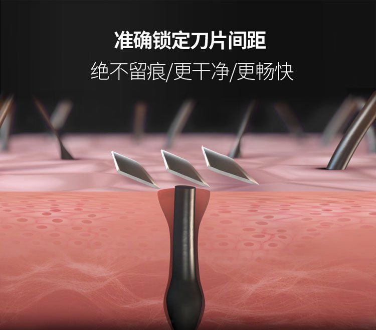 【三層剃須刀】通用吉利鋒3刀片手動剃須刀刮胡刀片3層刀頭胡子刀詳情10