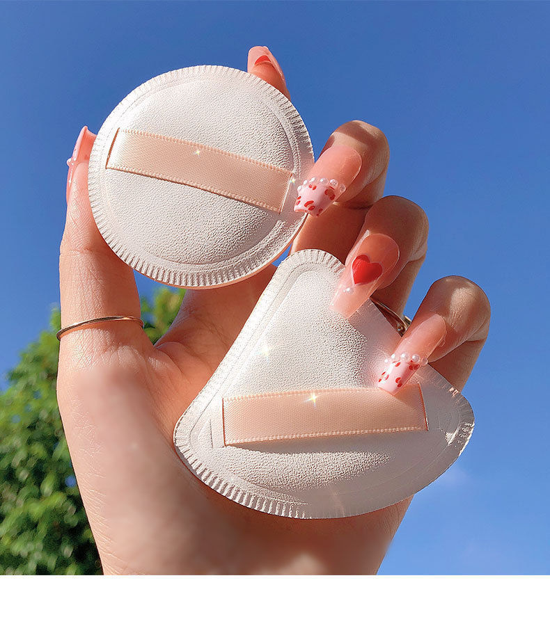 Japanese Rubycell cotton candy cushion powder puff, foundation liquid, powder compact, setting powder puff, non-sucking powder, dry and wet dual-purpose pic 11