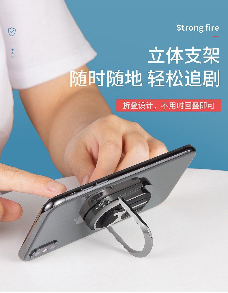 Factory direct supply USB charging mobile phone stand cigarette lighter, multi-functional three-in-one car silent cigarette lighter pic 3