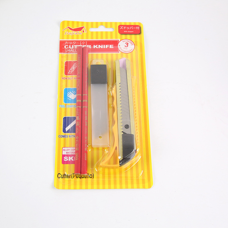 Woodworking pen, utility knife set, wallpaper knife, thickening knife, large utility sheet set pic 2