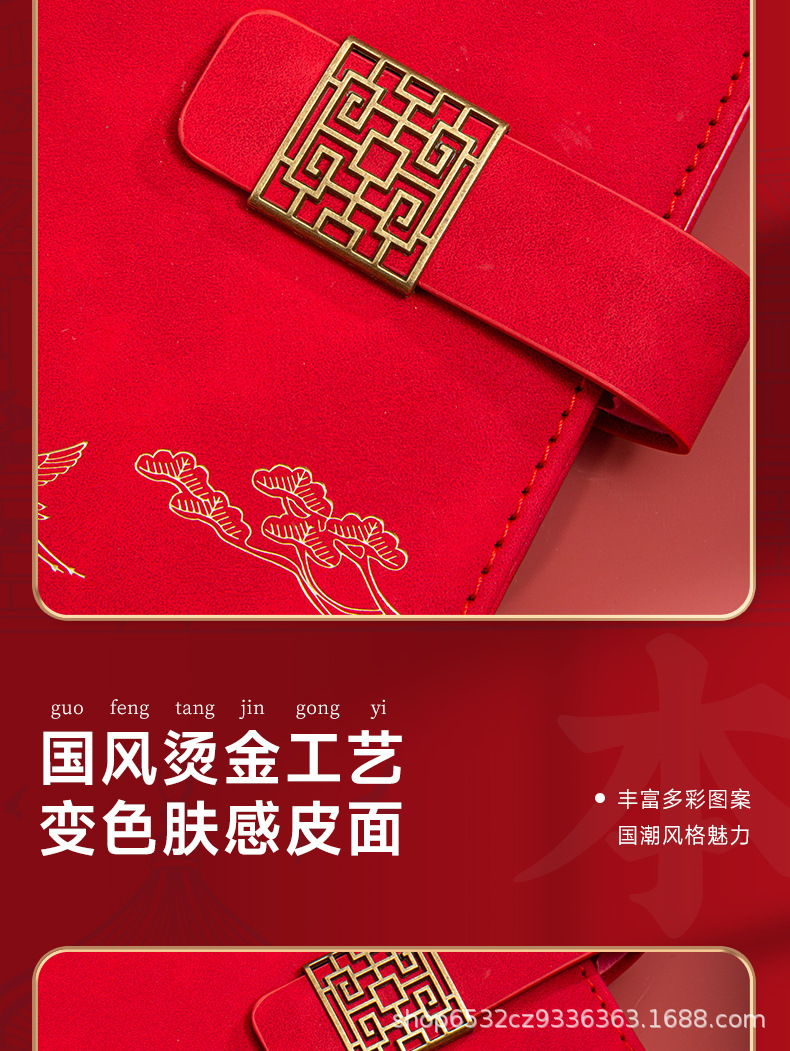 国潮笔记本礼盒套装高颜值礼品文创商务笔记本办公创意伴手礼定制详情11