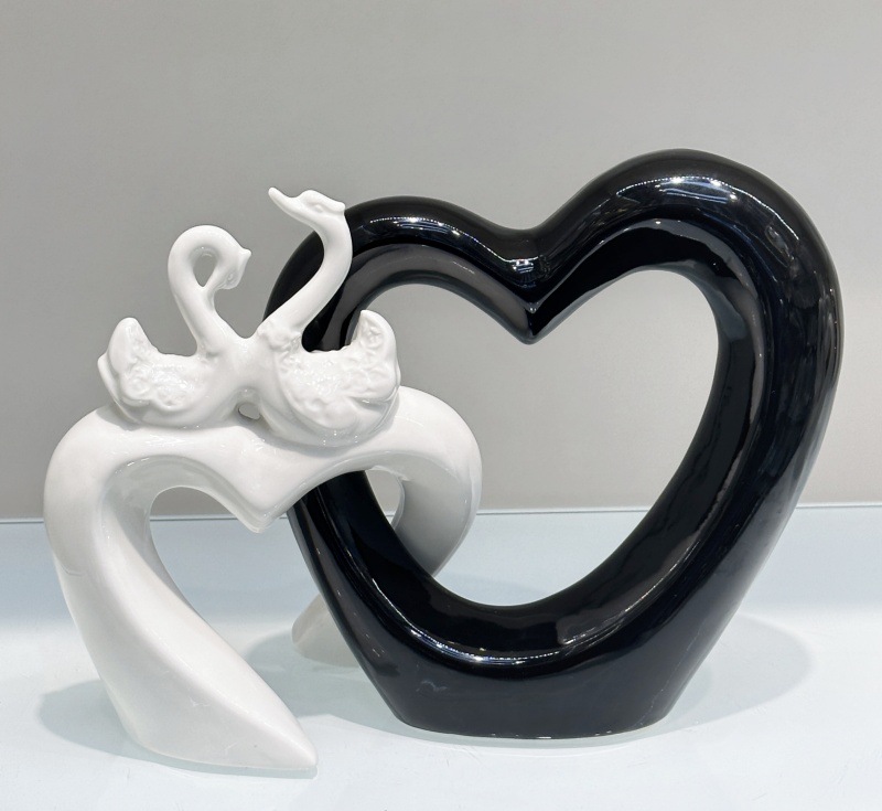 跨境轻奢现代电镀陶瓷花瓶动物高级艺术品创意插花陶瓷工艺品摆件详情6