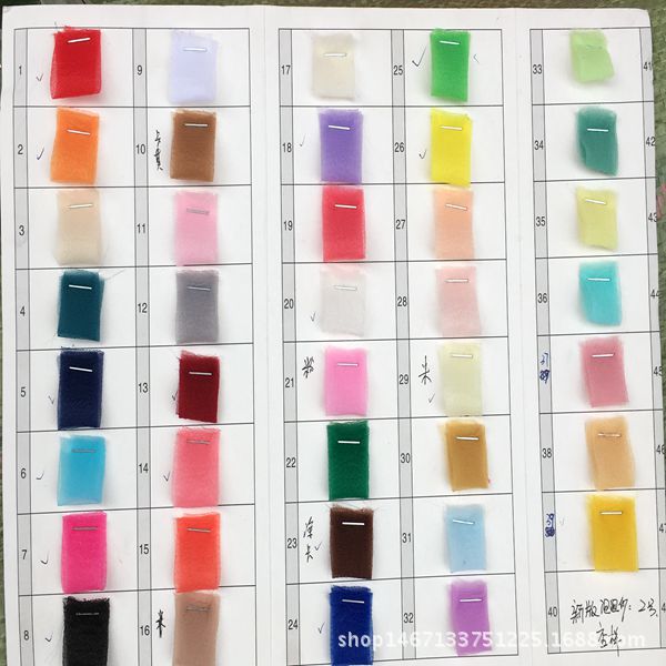 Polyester mesh fabric for clothing, accessories, scarves, various drawstrings, gifts, bags, decorative fabrics, bubble gauze pic 2