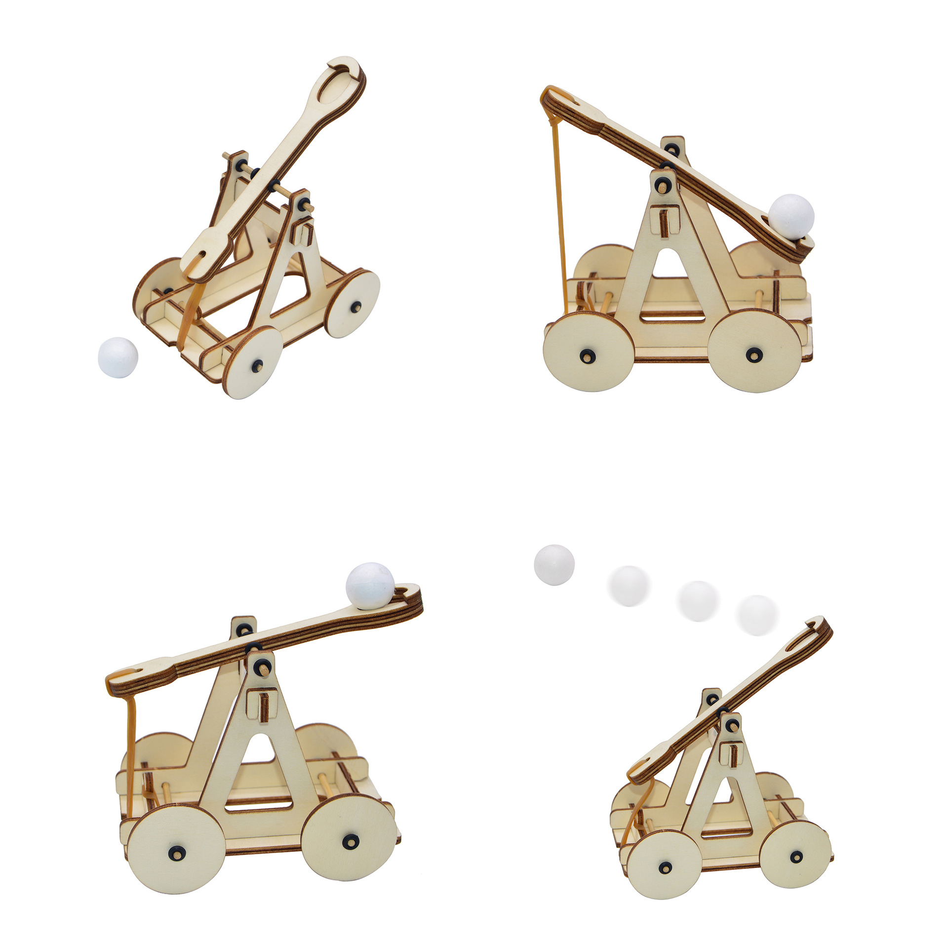Xing profesor niños tecnología inventos tecnología fabricación STEM laboratorio estructura de almacenamiento de energía diy catapulta pic 5