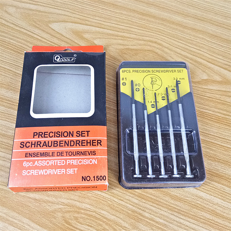 Factory direct sales of 5pc watch screwdrivers in large blue and red boxes, computer tools, mobile phone repair tools, screwdrivers and screwdrivers pic 6