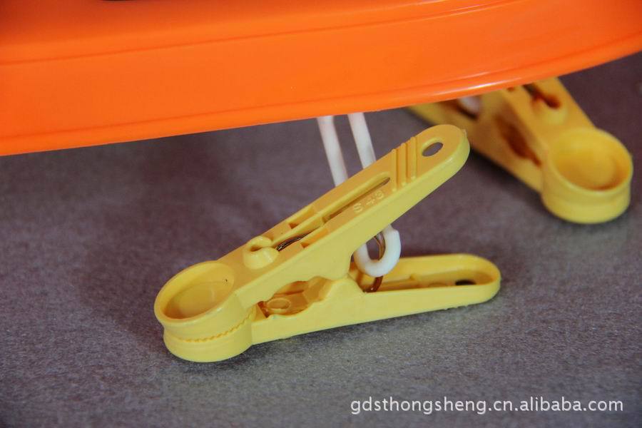 时尚24夹椭圆形晒架 24夹毛巾架 塑胶24夹晾晒架详情2