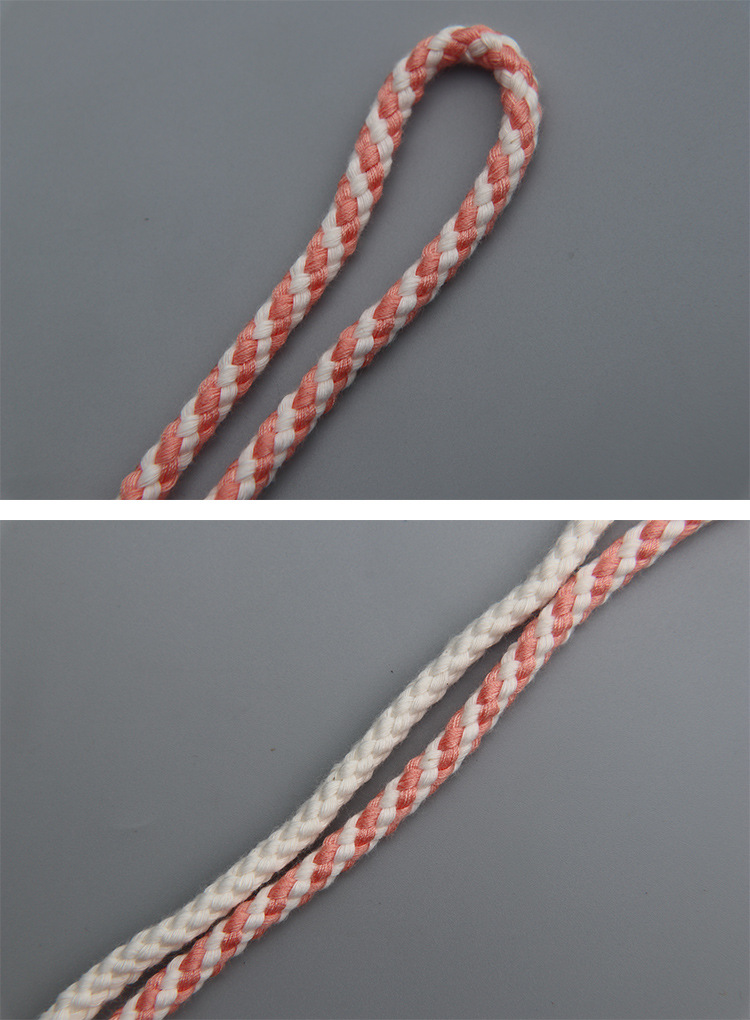 8股棉绳圆绳服装帽绳无弹力抽绳捆绑绳彩色吊牌绳手提绳厂家直销详情6