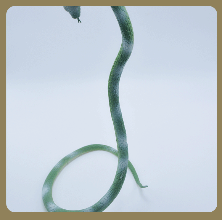 景区地摊跨境吓人整蛊假橡胶蛇 创意新奇特玩具整人仿真蛇批发详情3