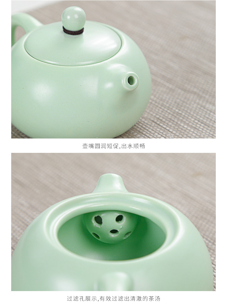 Ding Kiln Travel Tea set, Dehua portable tea set, outdoor casual gift, Mid-Autumn Festival gift, can be printed with logo pic 7