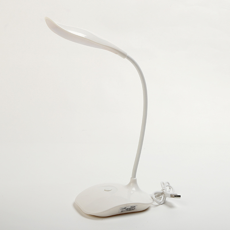 New LED desk lamp, USB cable direct plug power supply or battery dual use, eye-protecting study dormitory reading small book light, night light pic 3