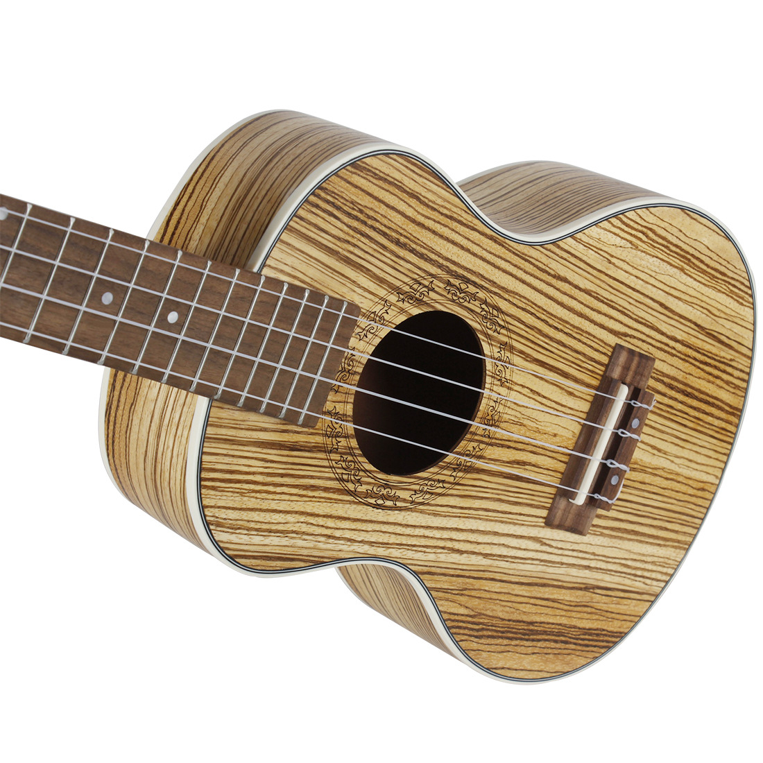 IRIN zebra wood Ukulele, ukulele, Hawaiian 4-string small guitar pic 23