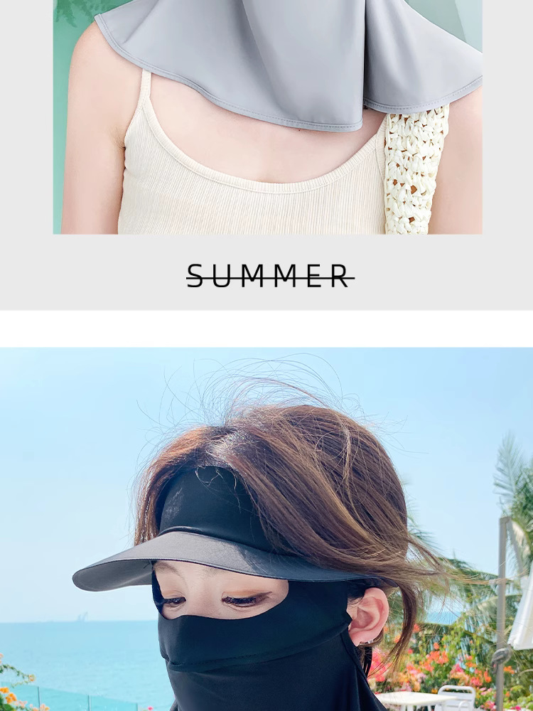 晒面罩夏季新款防紫外线女脸基尼遮阳全脸一体护颈冰丝骑行口罩详情15