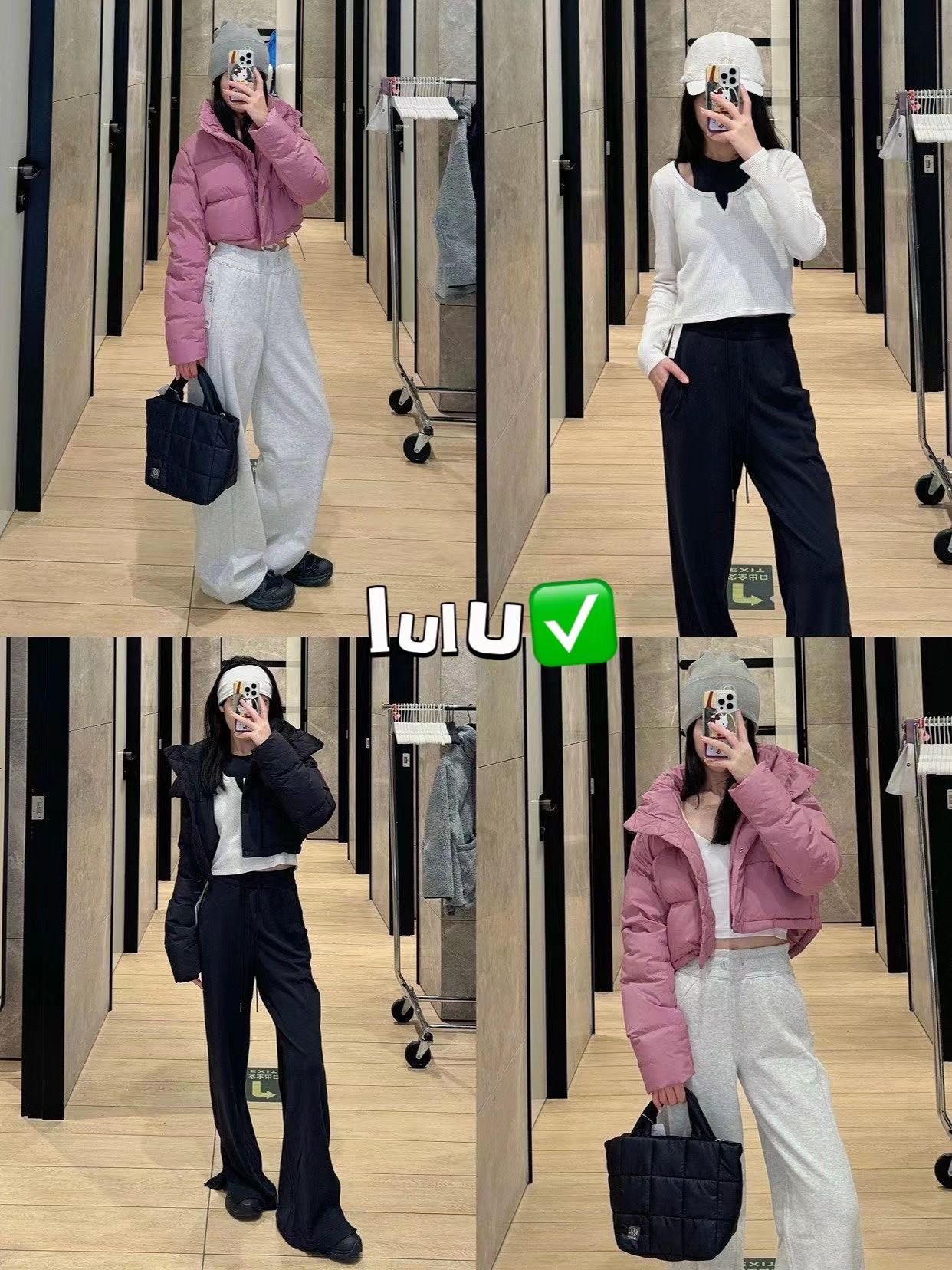 lulu卫裤女2024春秋新款瑜珈裤微喇直筒百搭高腰显瘦运动休闲裤子详情2