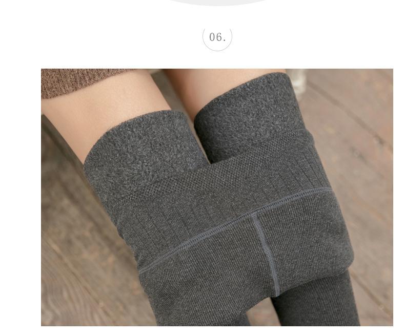 1200D加绒加厚棉竖条打底裤女秋冬外穿日系显瘦羊绒保暖连裤袜裤详情48