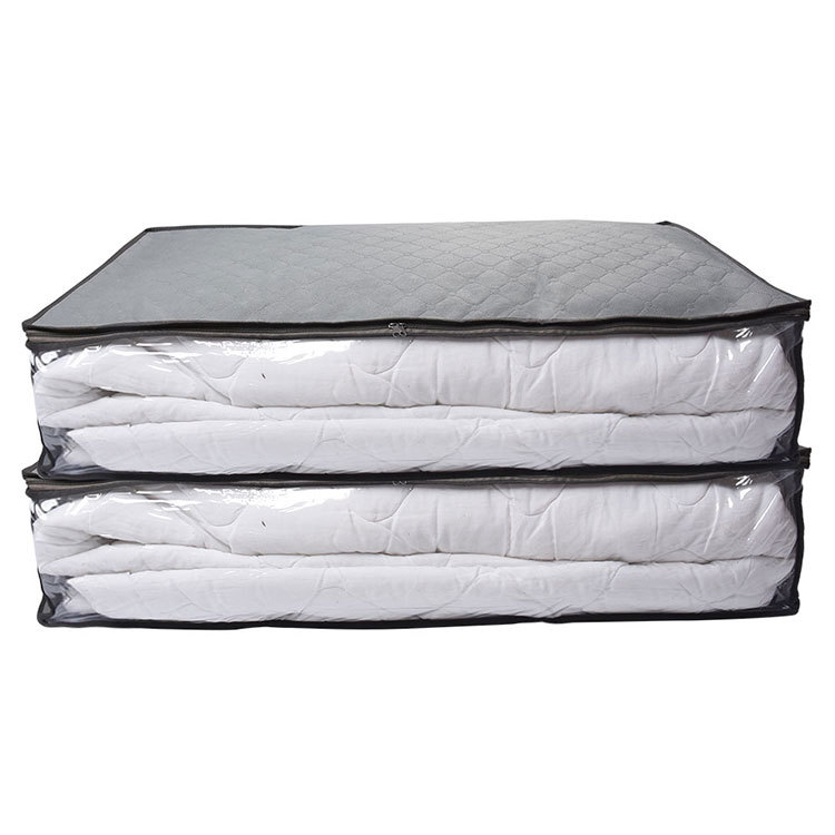 Cross-border bestseller side-opening window bed bottom storage bag, non-woven fabric cotton quilt, clothing, household storage, dust-proof and moisture-proof organization bag pic 7