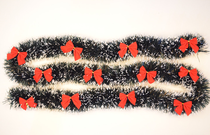 9 cm and 2 meters long dark green encrypted color strips, Christmas wool strips, decorative ribbons, rubia, wedding and festival decoration manufacturer pic 12