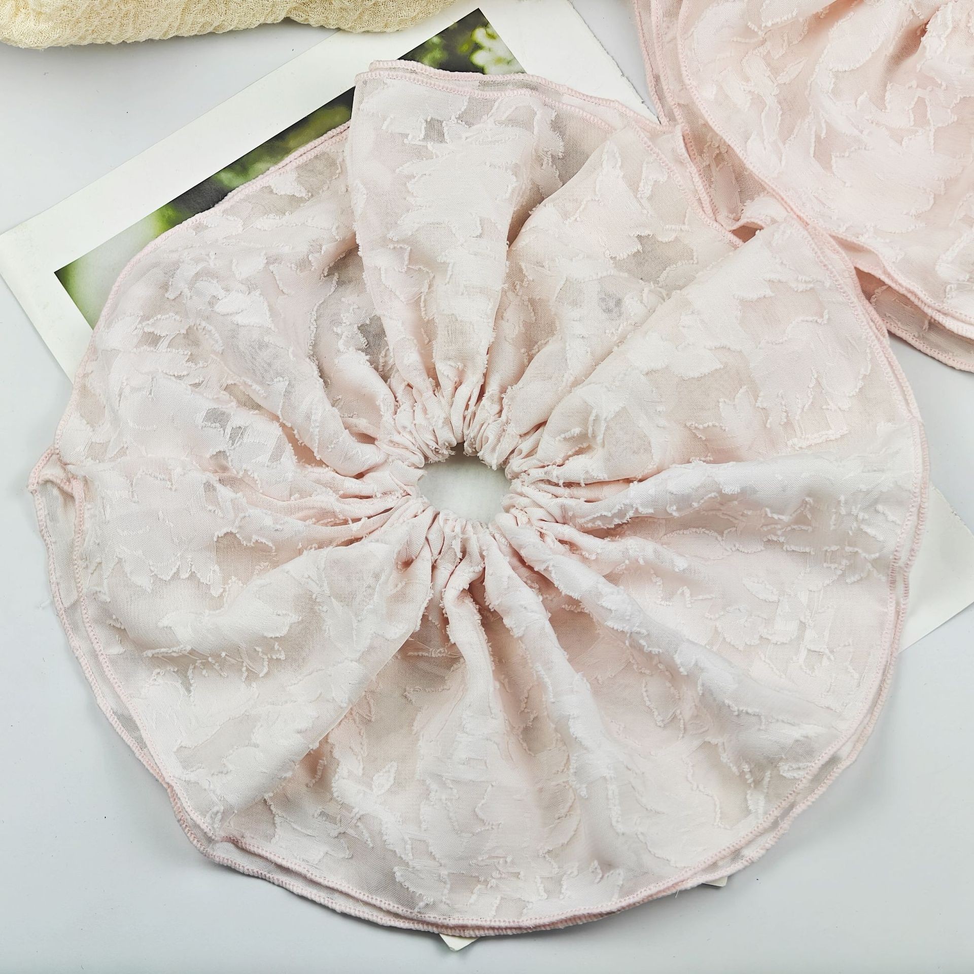 Korean-style large intestine hair band for women, high-end look, high appearance level, ins school style hair band, sweet style, fashionable rubber band hair accessory pic 50