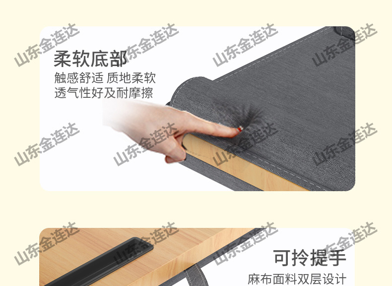 床上电脑桌多功能便携小桌子儿童学习小桌子卧室办公折叠桌膝上桌详情13